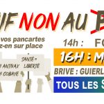 Manifestation PASS-"Sanitaire ?" 16 oct à BRIVE la Gaillarde